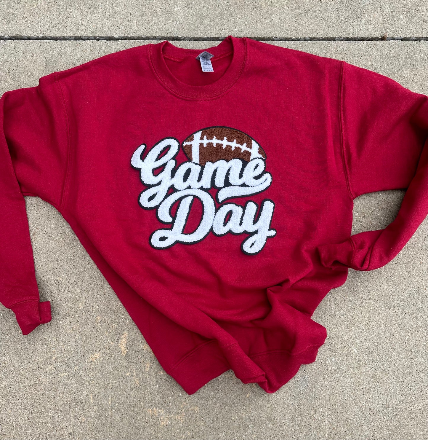 Chenille Patch Gameday Sweatshirt