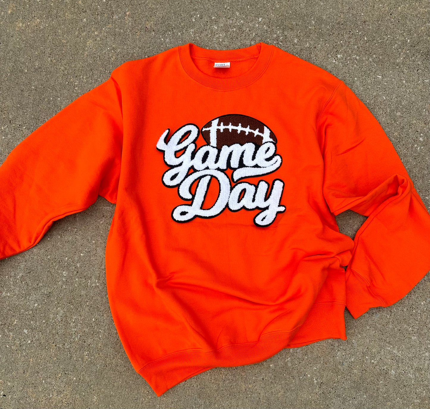 Chenille Patch Gameday Sweatshirt